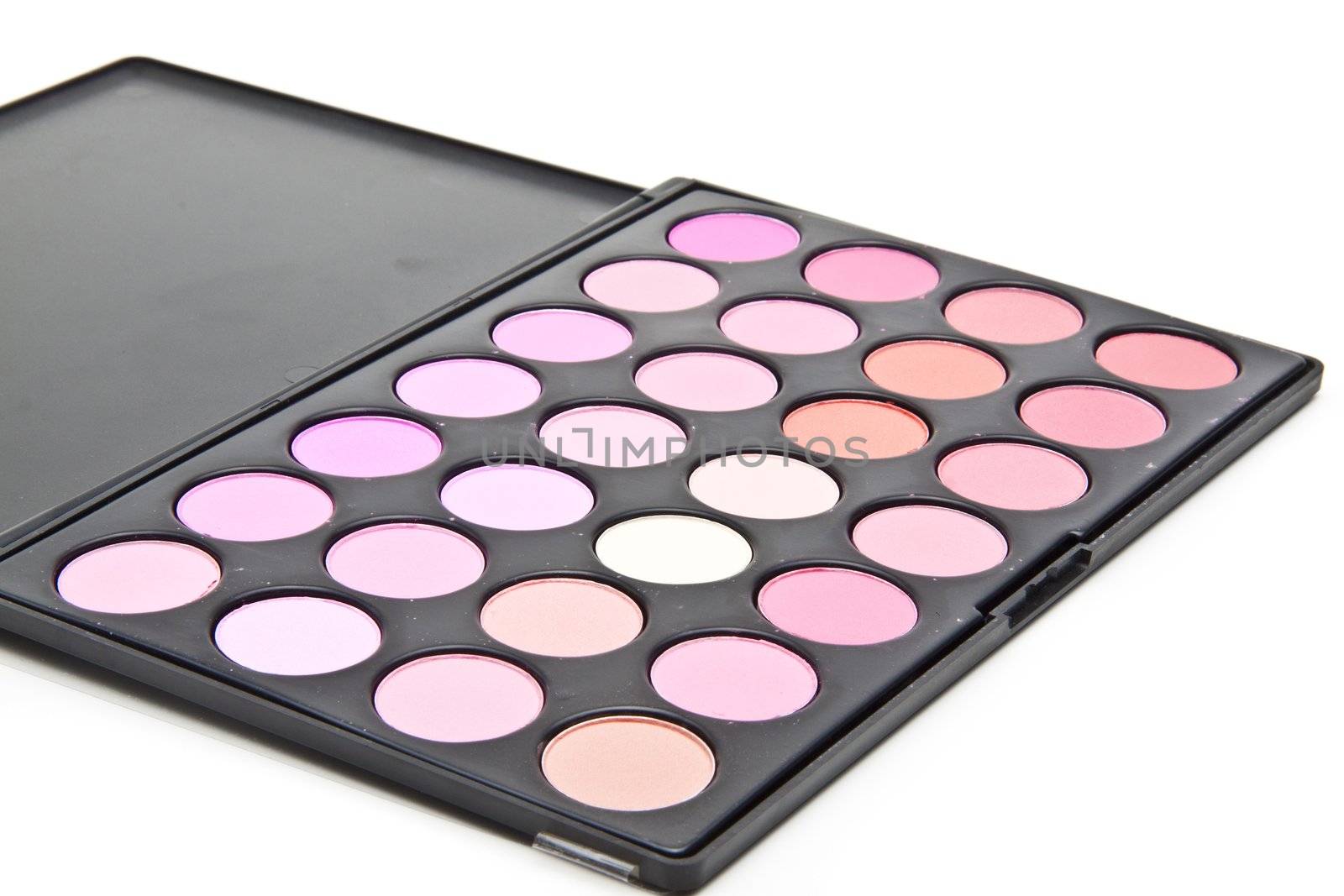 Makeup set. Professional multicolor eyeshadow palette