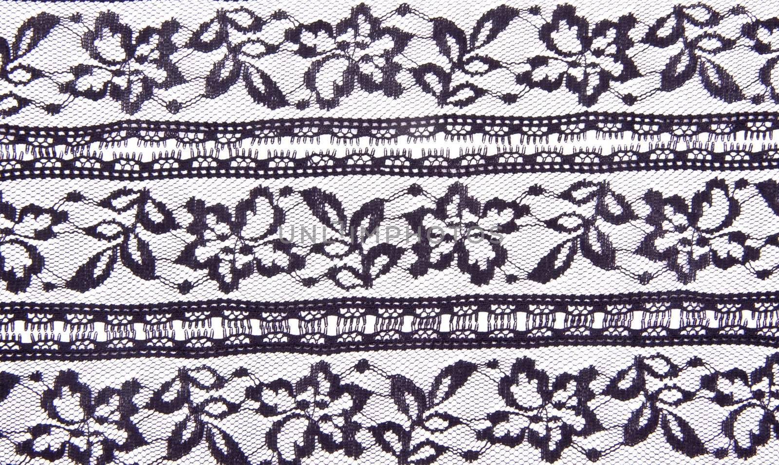 White textile background with stylized flowers pattern