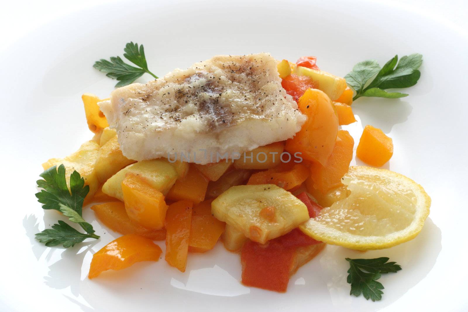 Cod with vegetables by nataliamylova