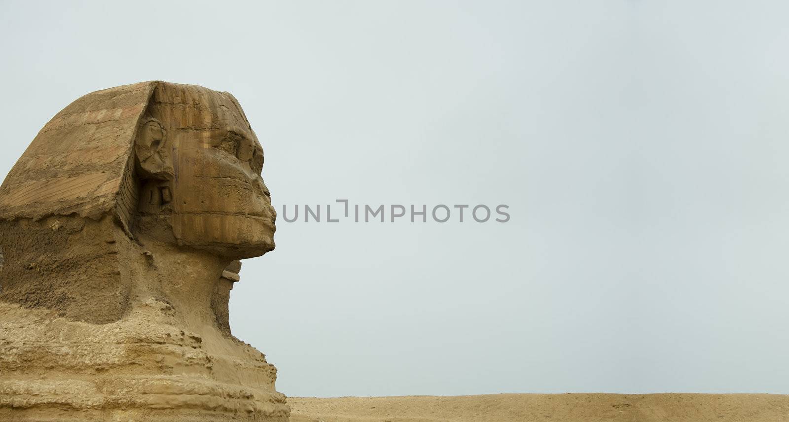 ancient ruin:Great Sphinx in Giza,Egypt by jackq