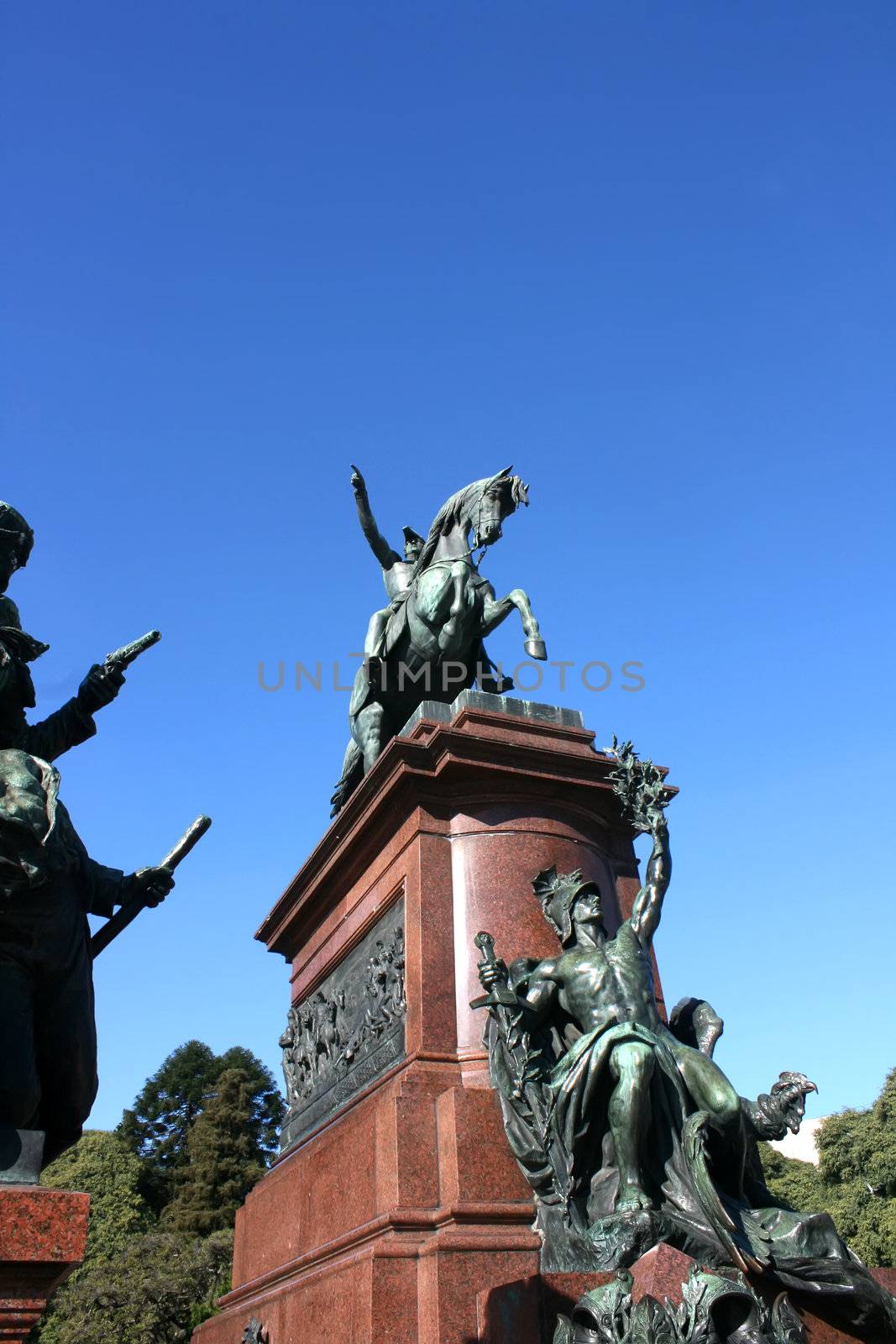 Monument of General San Martin in Buenos Aires, Argentina.