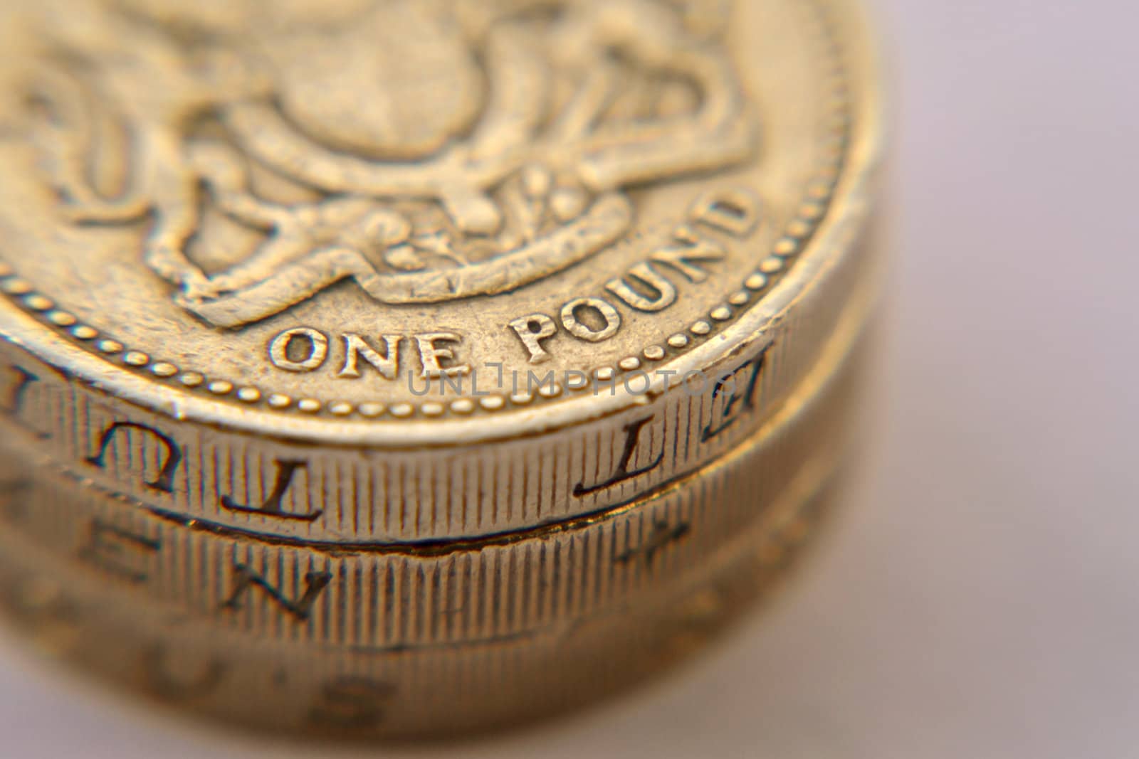 British one pound coins