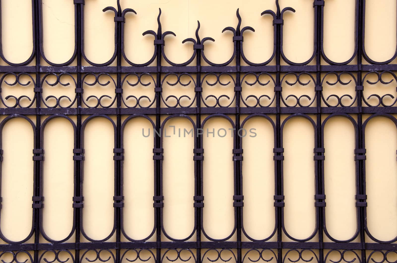 Decorative gate. Architectural metal background. by sauletas