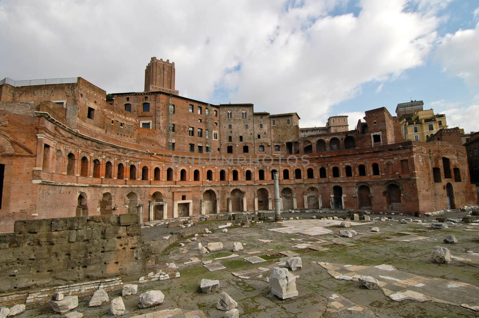 Detail of the amphitheater in the Roman Forum