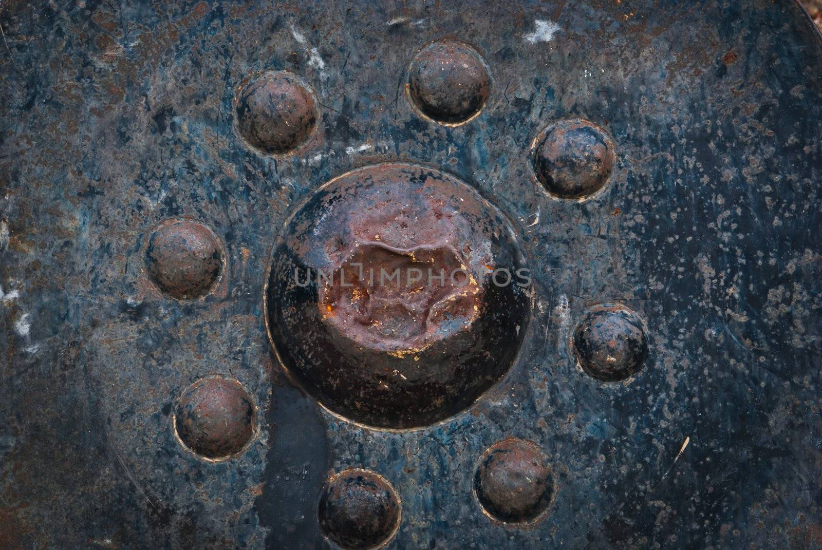 Old chinese gong in Chinese temple

