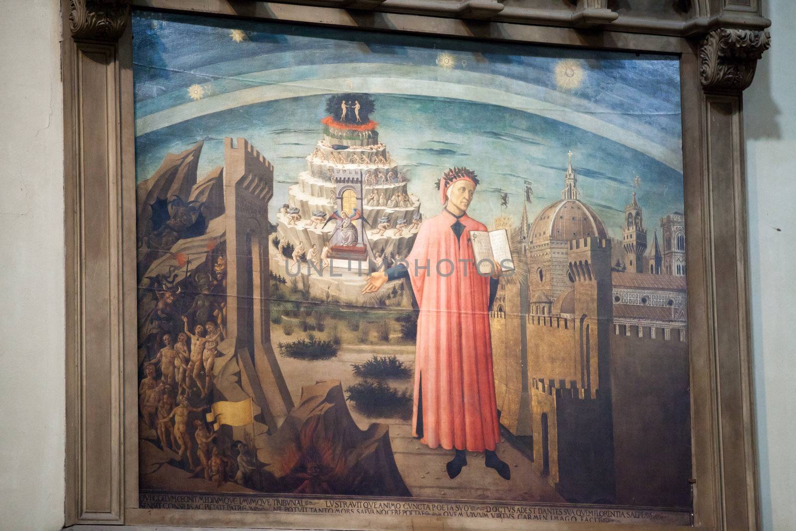Florence - Duomo. Dante and the Divine Comedy