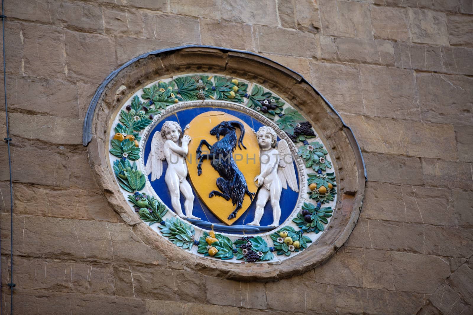 Florence - architectural detail from the church of Orsanmichele