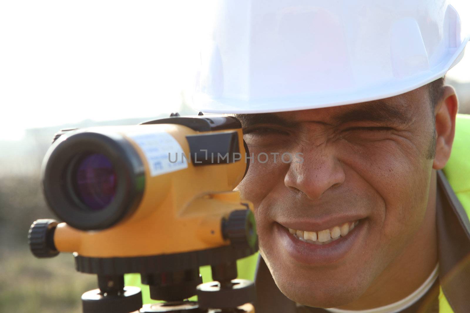 surveyor working by phovoir