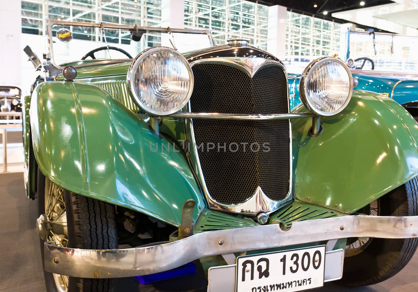 NONTABURI,THAILAND-DECEMBER,3:Vintage car Riley  Lynx Sprile Display at Thailand International Motor Expo 2011 December 03