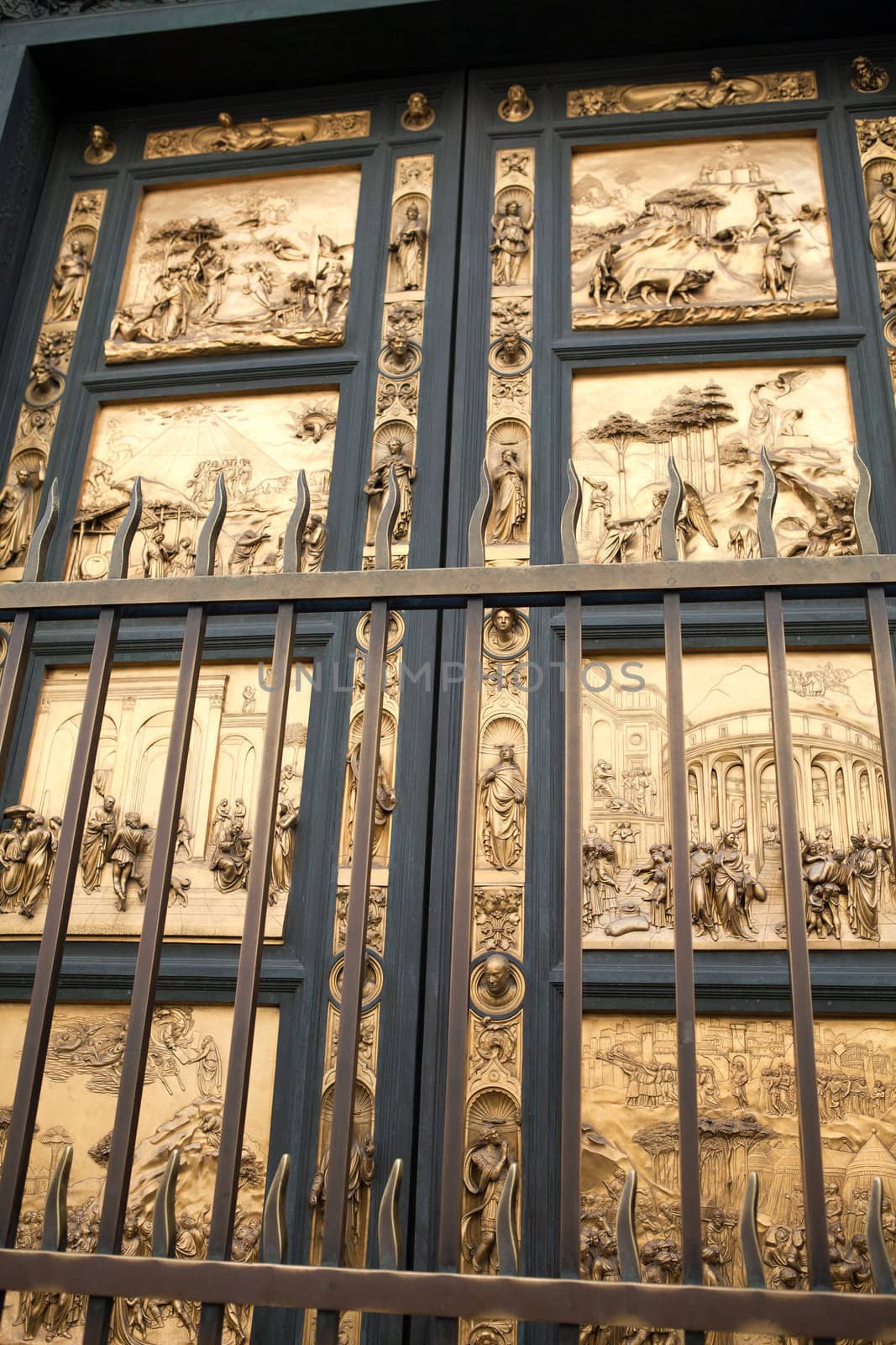 Florence - Baptistery , Panel of the Door of Paradise