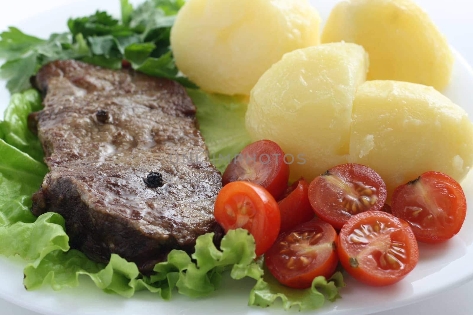 fried beef with potato by nataliamylova