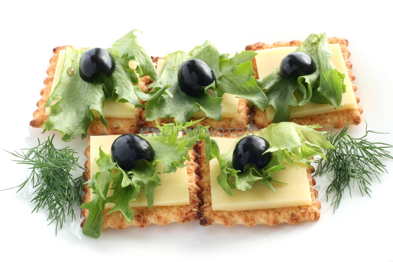 toasts with cheese