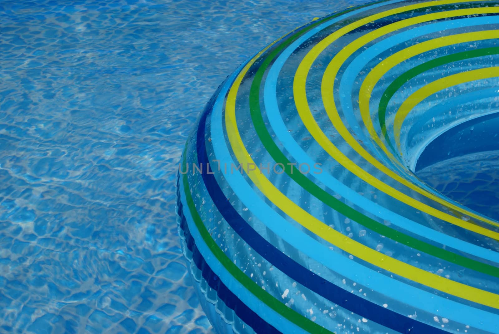 Swimming-belt in swimming-pool.