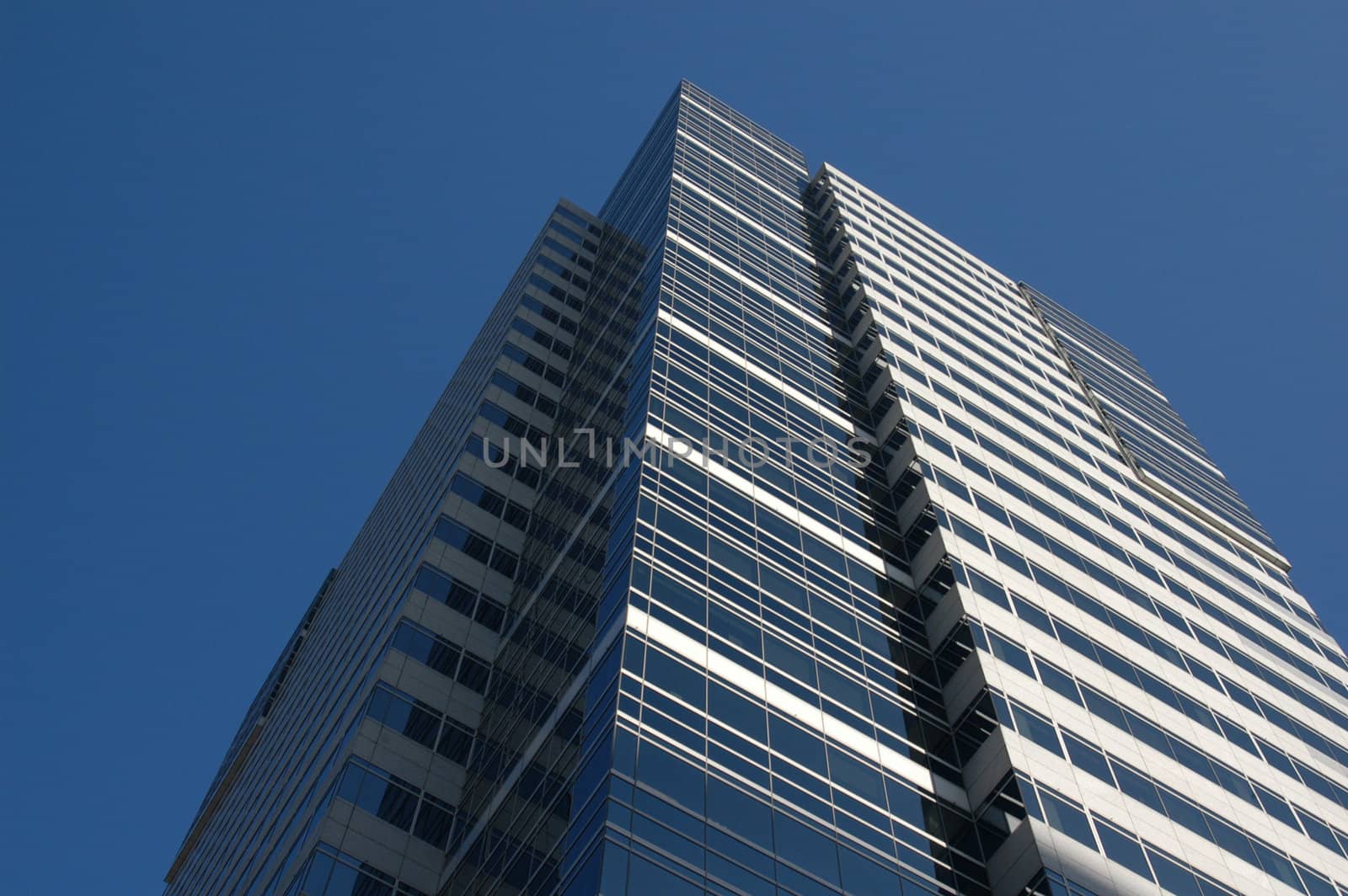 Looking up at a tall building in Portland Oregon