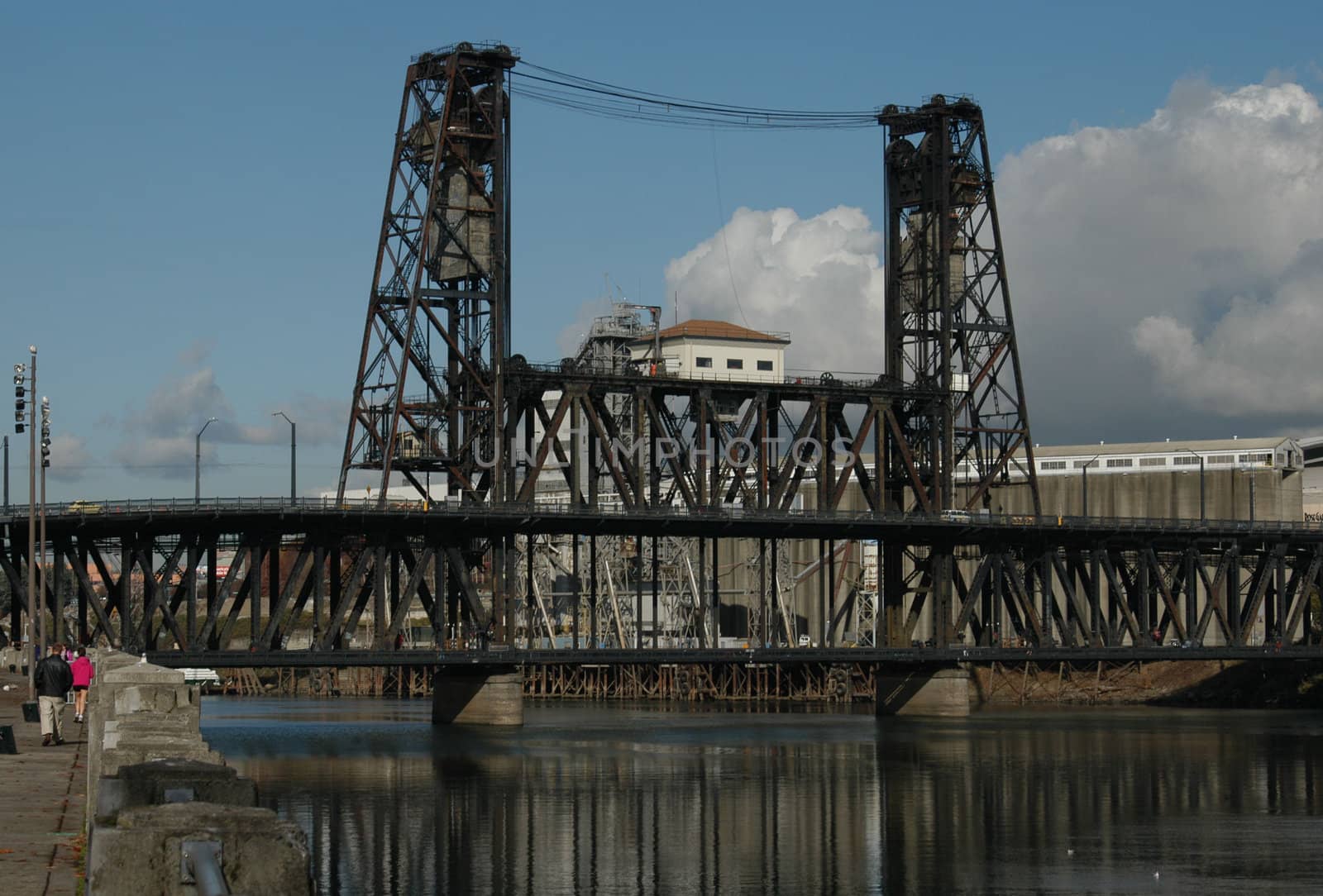 An old draw bridge in Portland Oregon