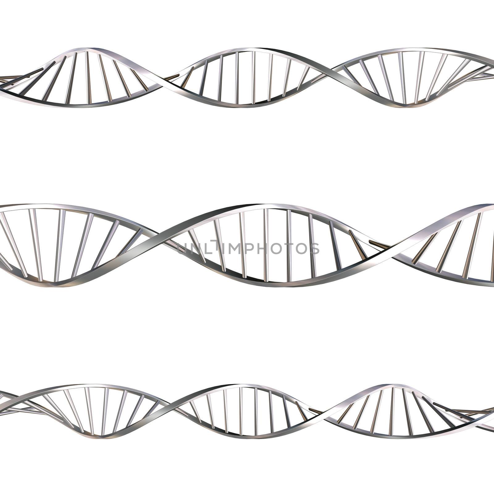 DNA strands on abstract background