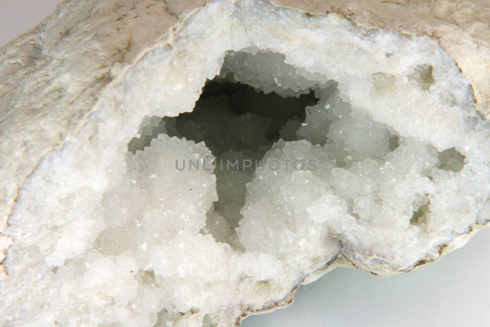 detail crystal stone from sahara desert
