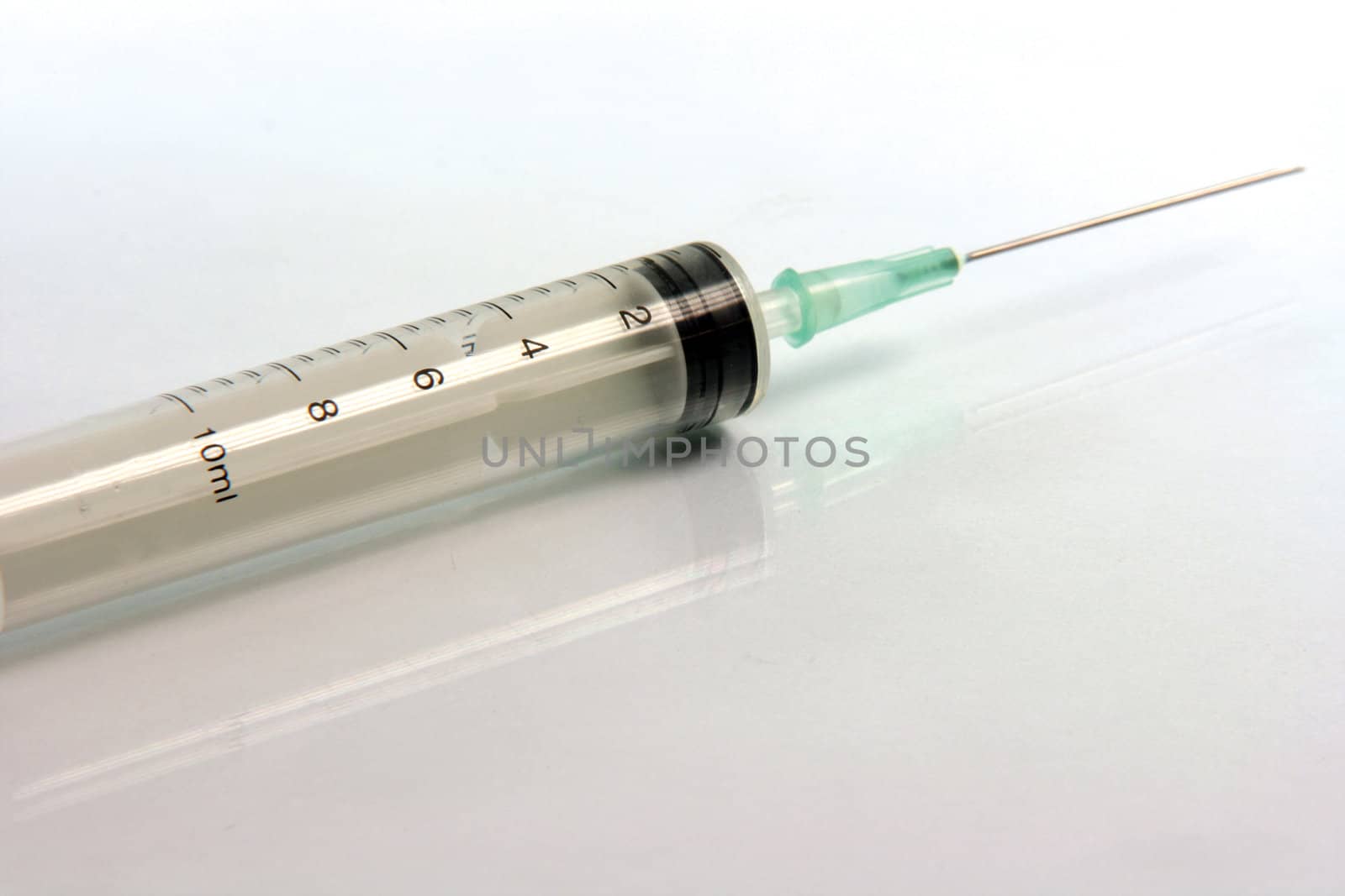 syringe and needle closeup medical concepts 