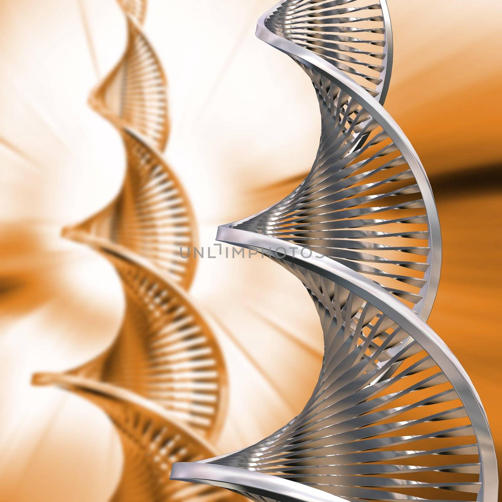 DNA Abstract by kjpargeter