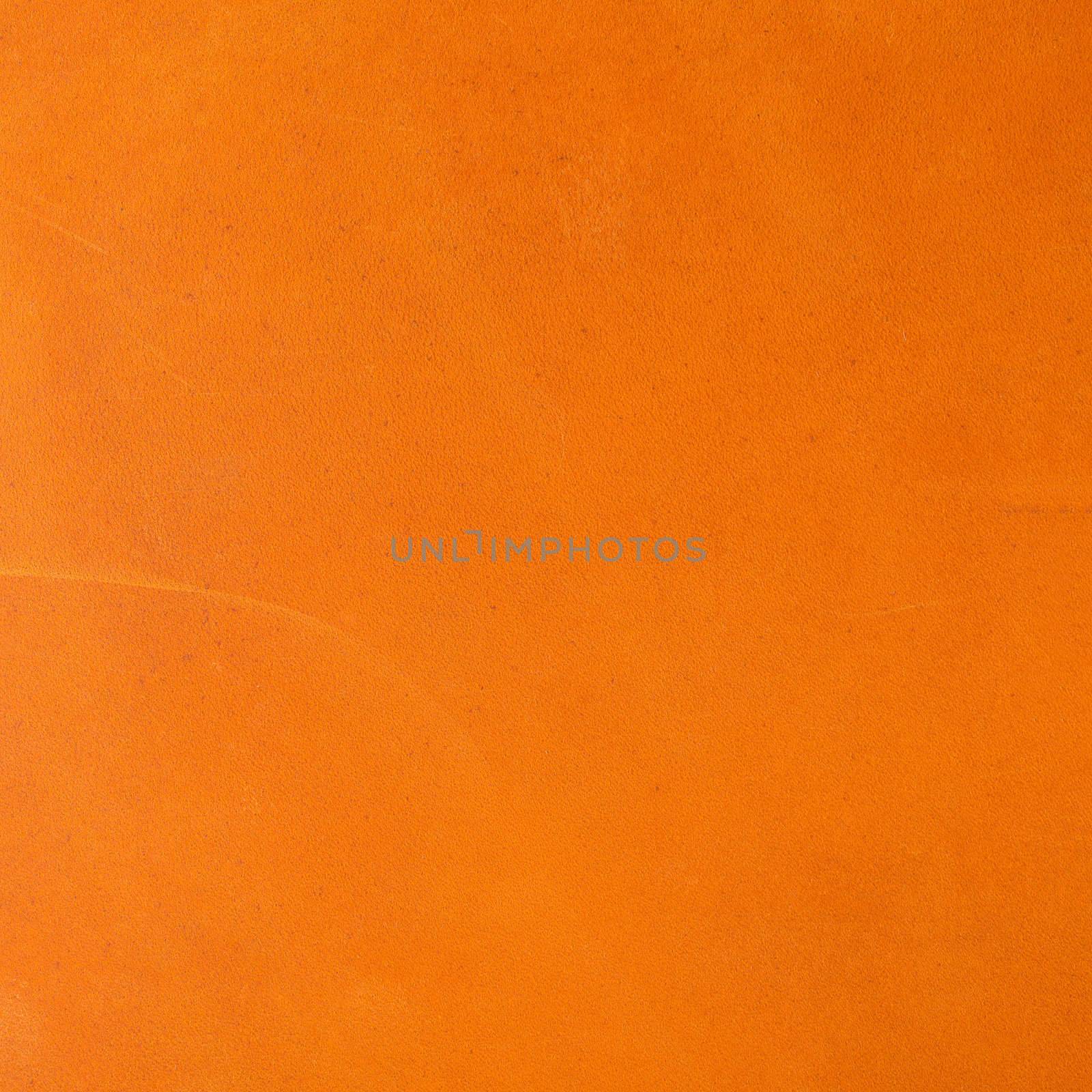 Vivid orange leather background