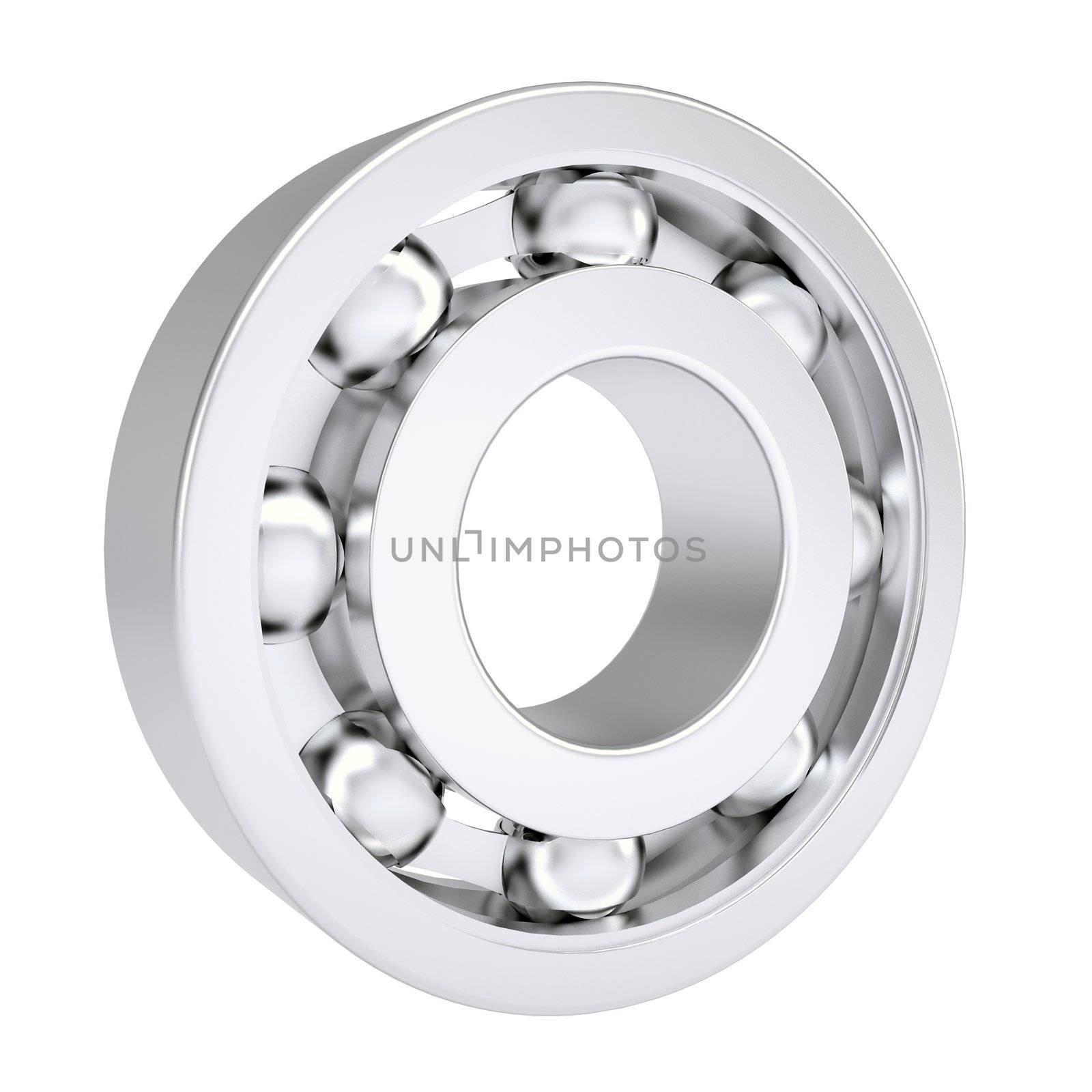 Ball bearing. Isolated render on a white background