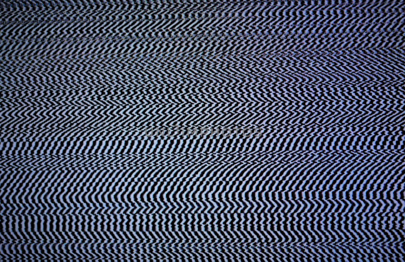 Cable out. Abstract tv pattern texture background.