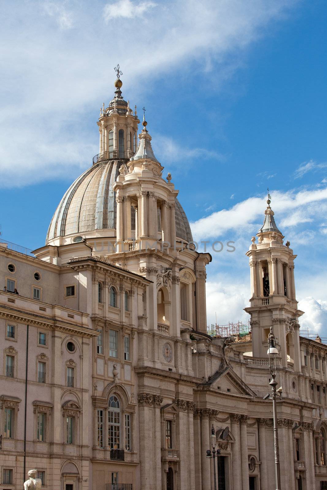 Sant'Agnese in Agone at Piazza Navona in Rome, Italy 