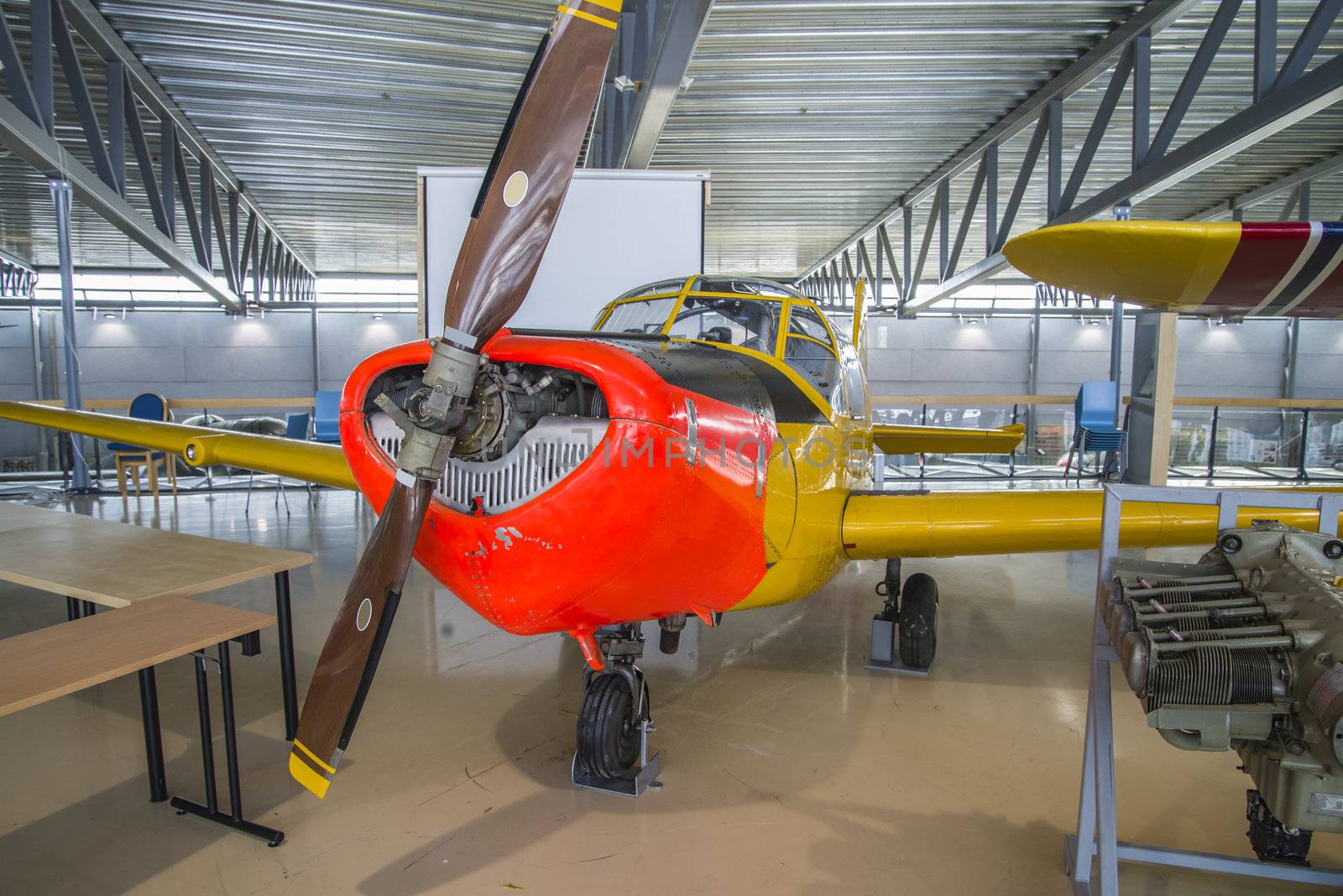 saab 91b-2 safir, three-seat trainer and communications aircraft 1957-1982, the pictures are shot in march 2013 by norwegian armed forces aircraft collection which is a military aviation museum located at gardermoen, north of oslo, norway.