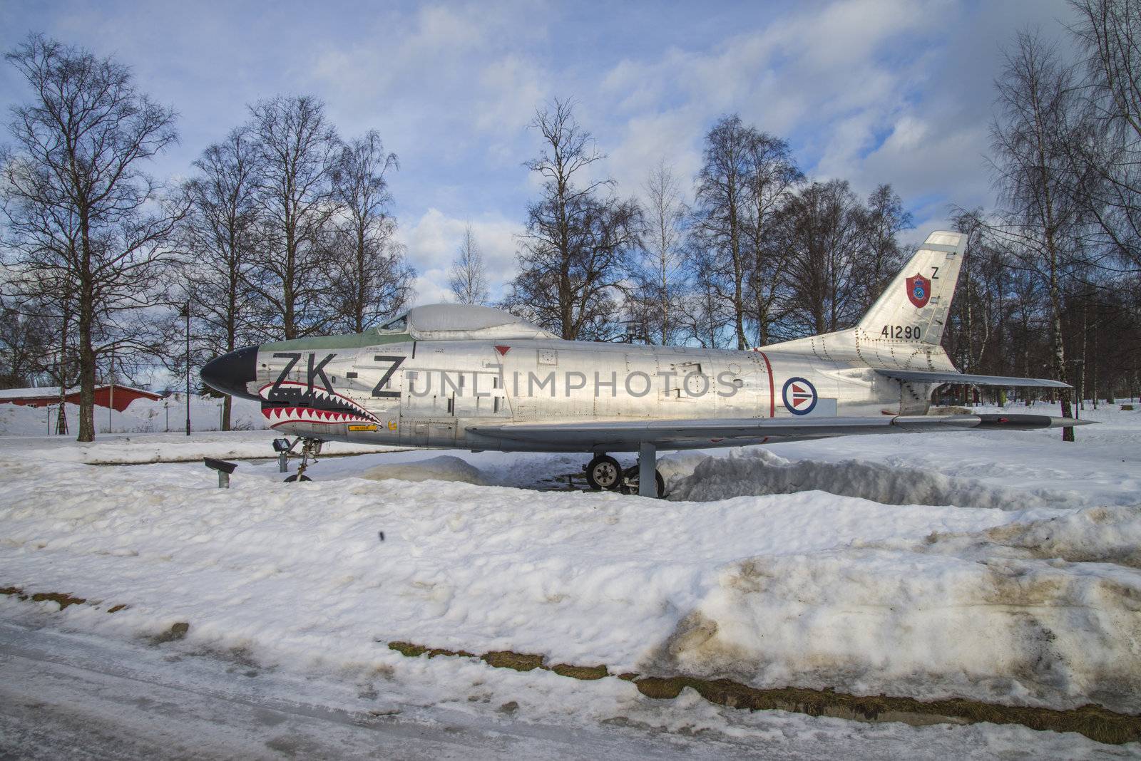 norwegian armed forces aircraft collection  is a military aviation museum located at gardermoen, north of oslo, norway, the pictures are shot in march 2013