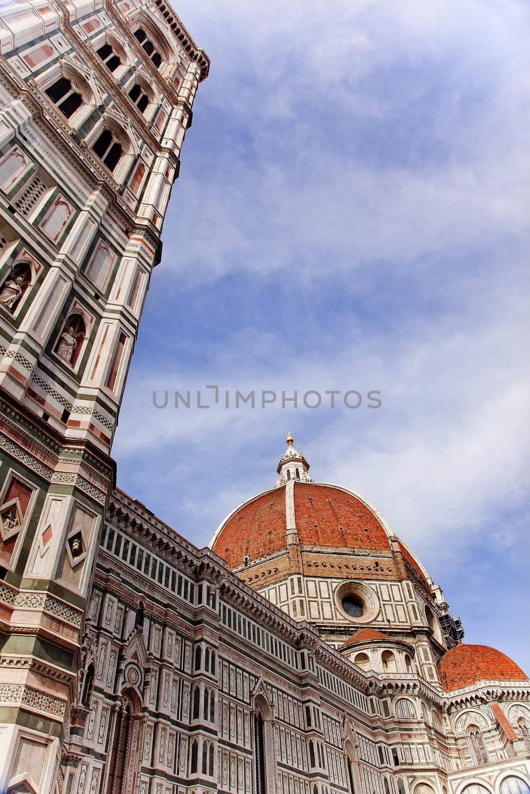 Duomo Cathedral Basilica Giotto's Bell Tower Florence Italy by bill_perry