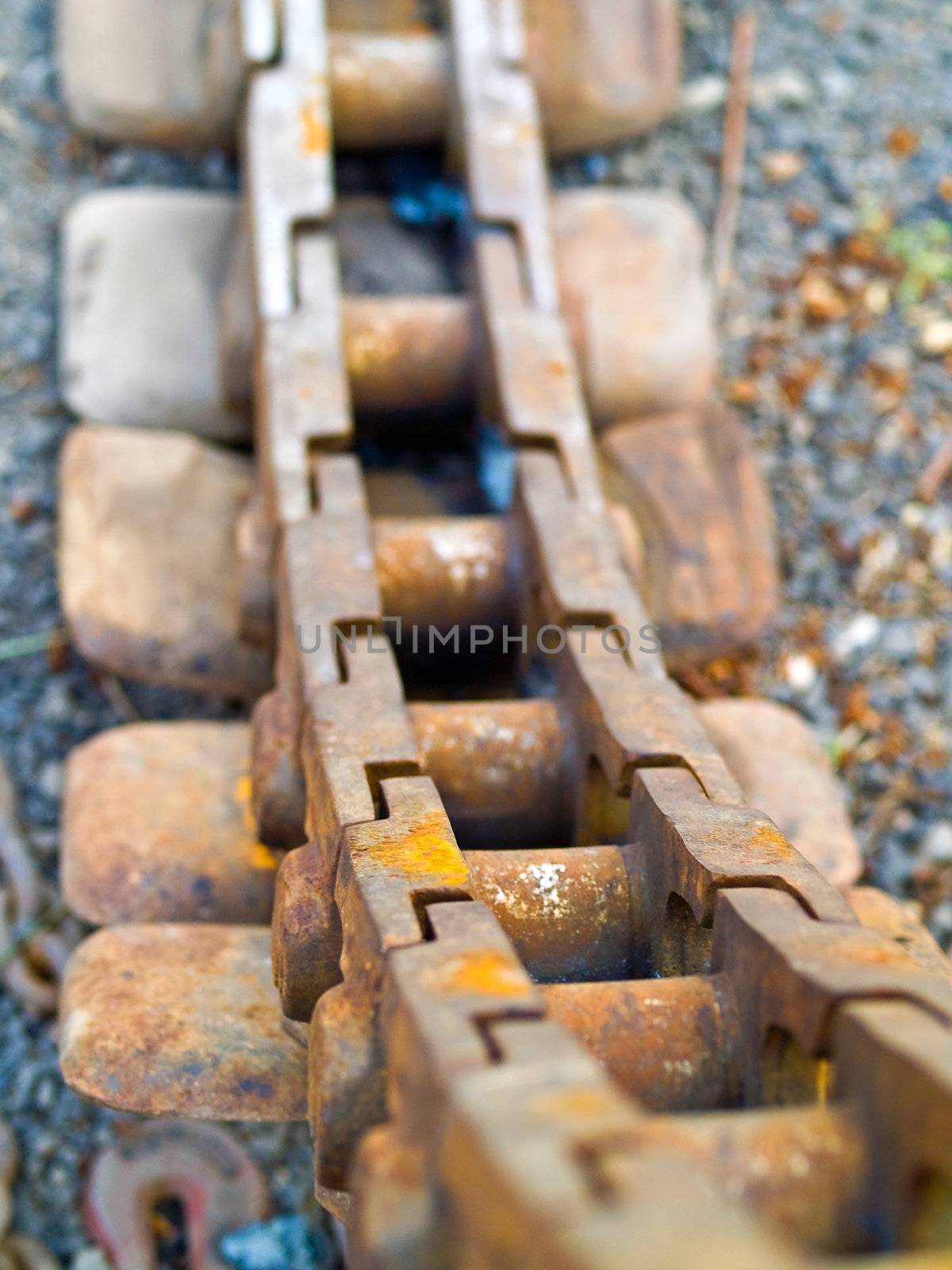 Old Rusty Continuous Tracks