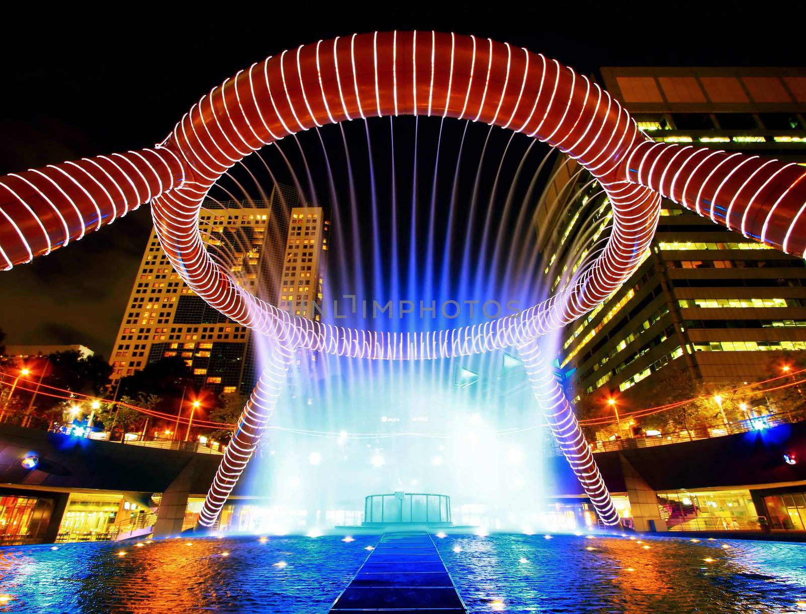 fountain of wealth landmark of Singapore