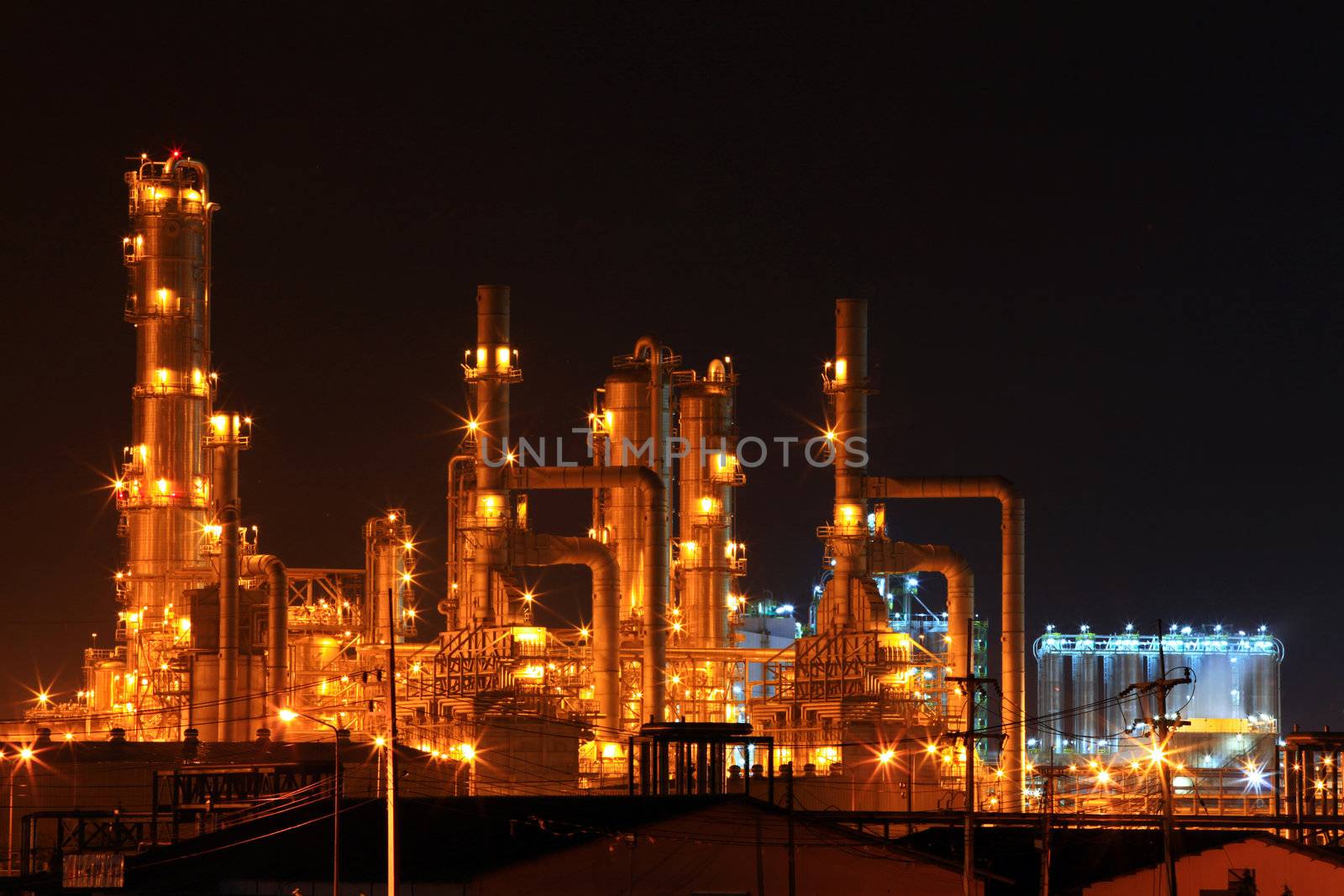 petrochemical oil refinery plant by vichie81