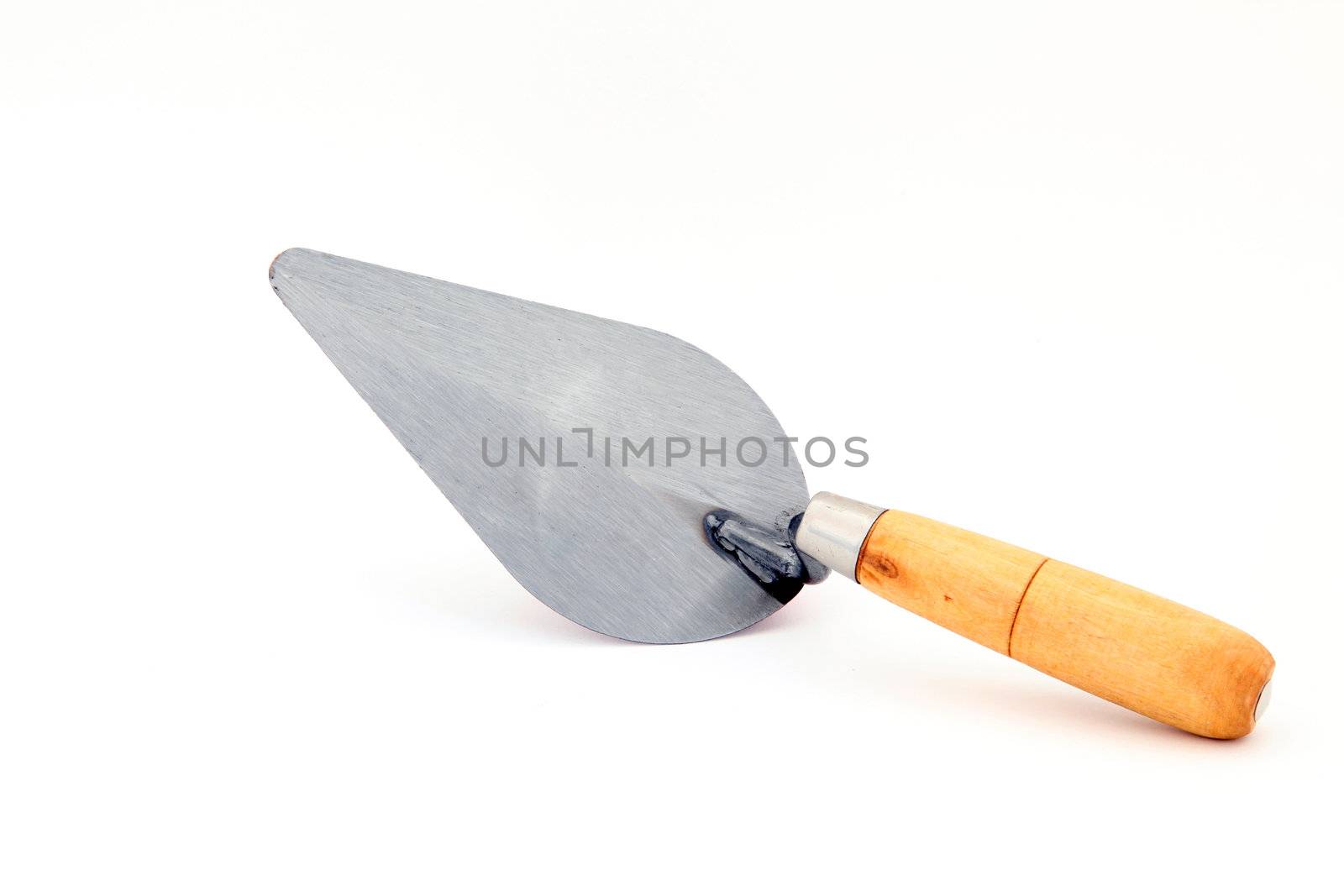 isolated of lute trowel for construction by vichie81