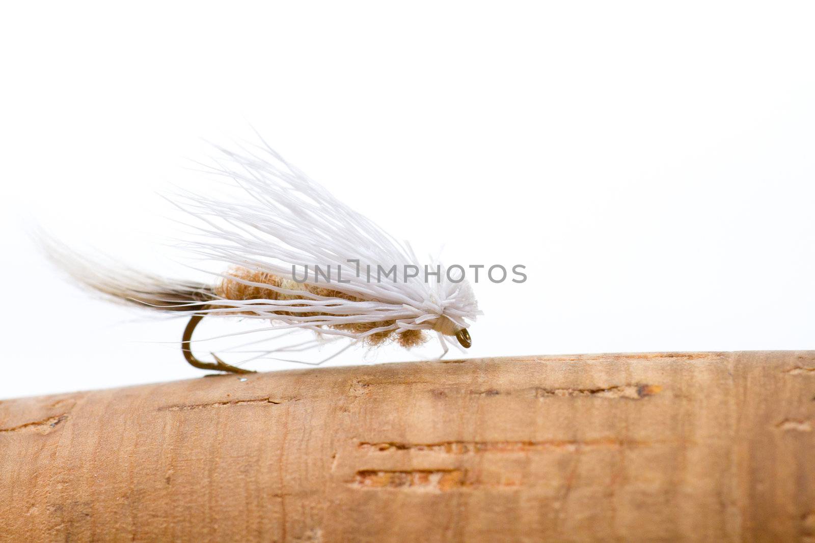 This caddis imitation is made of deer hair and elk hair and tied in an artistic way to attract fish while fishing in lakes streams rivers and creeks on the surface of the water.