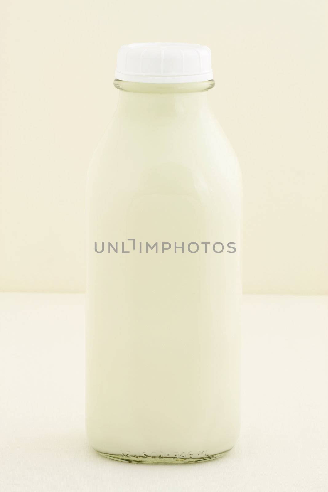 quart glass milk bottle  by tacar
