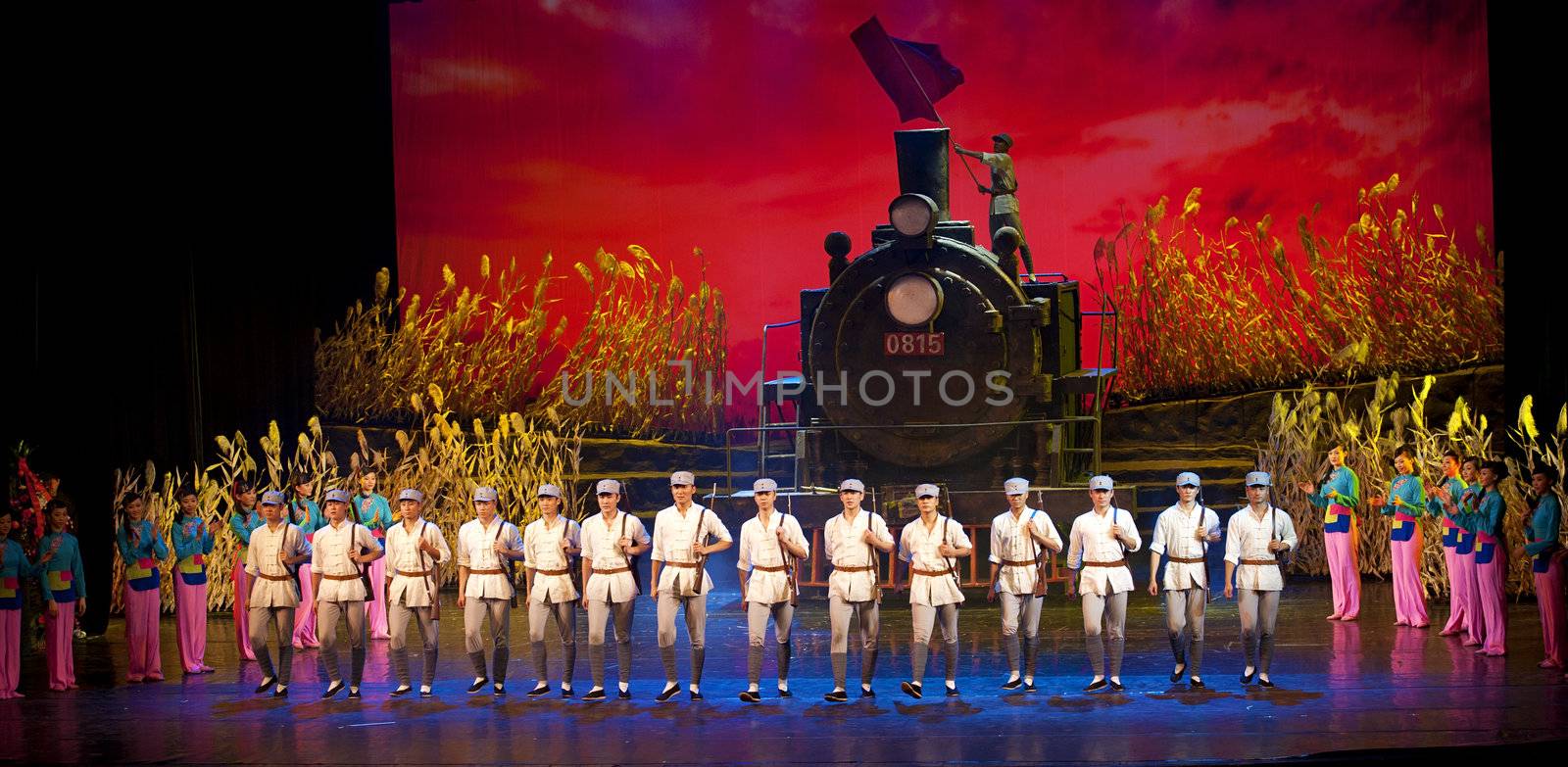 the famous chinese dance drama : Railway Guerrillas by jackq