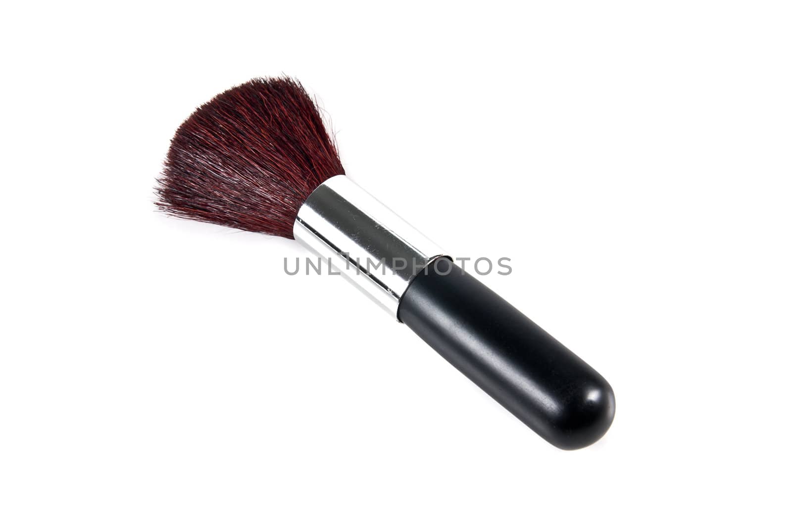 Cosmetic Brushes on white background