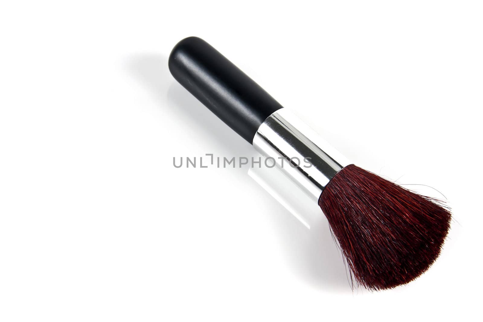 Cosmetic Brushes on white background