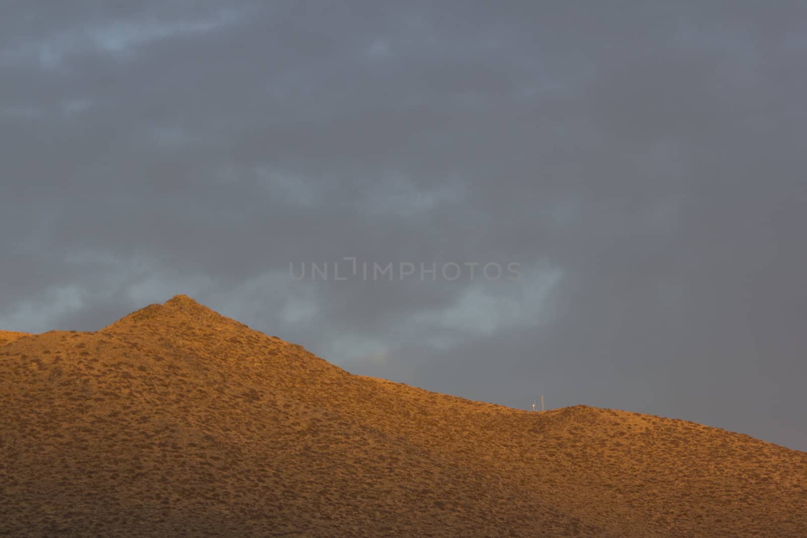 Mountain range and sky at dusk. excelletn for copyspace or backdrops.