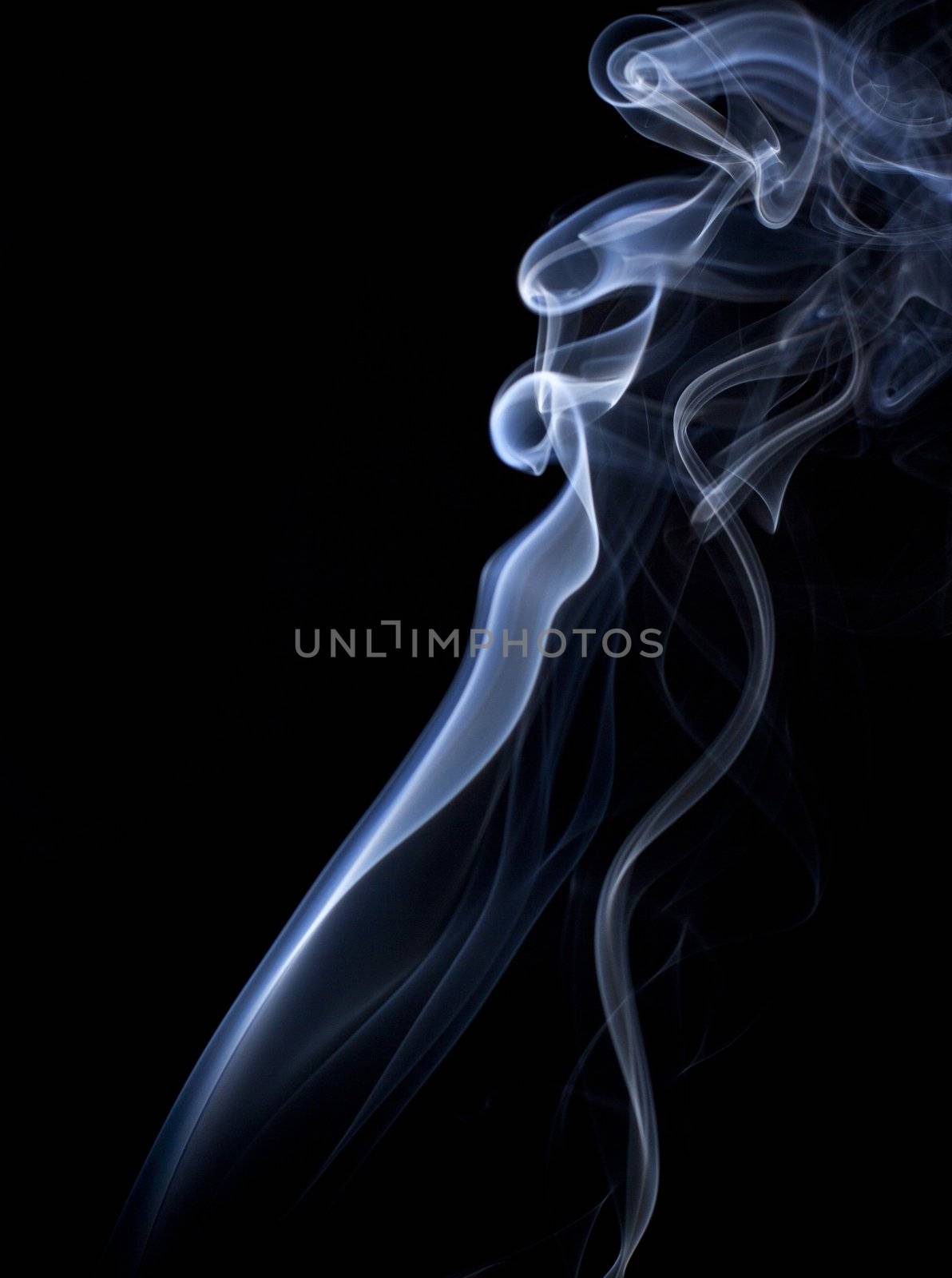 Creative smoke on black background by ozaiachin