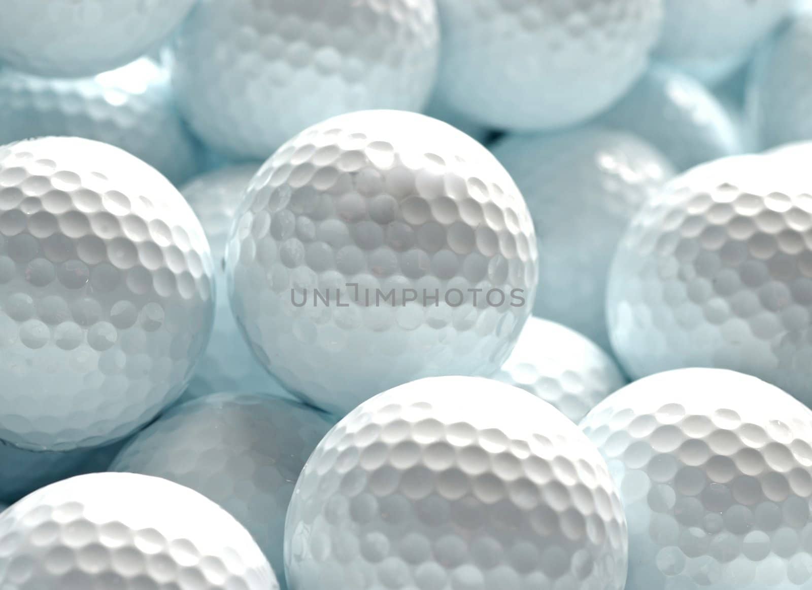 white golf balls background by ozaiachin