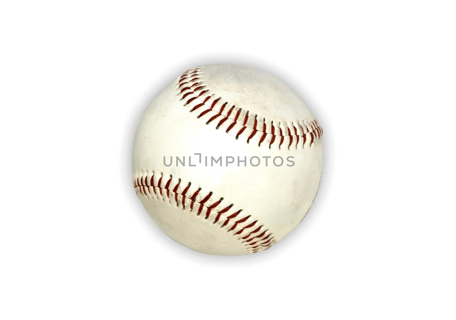 Baseball ball isolated on white background by ozaiachin