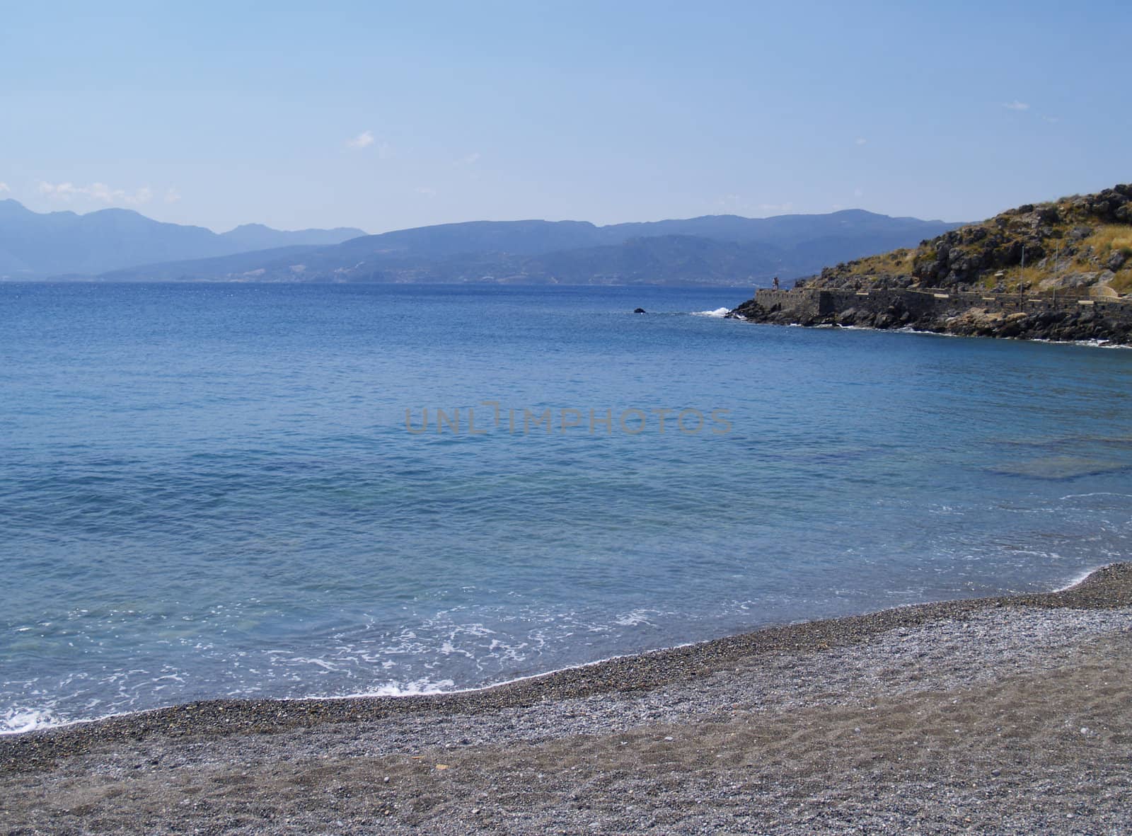 viw from one of agios nicolao�s beaches to the sea