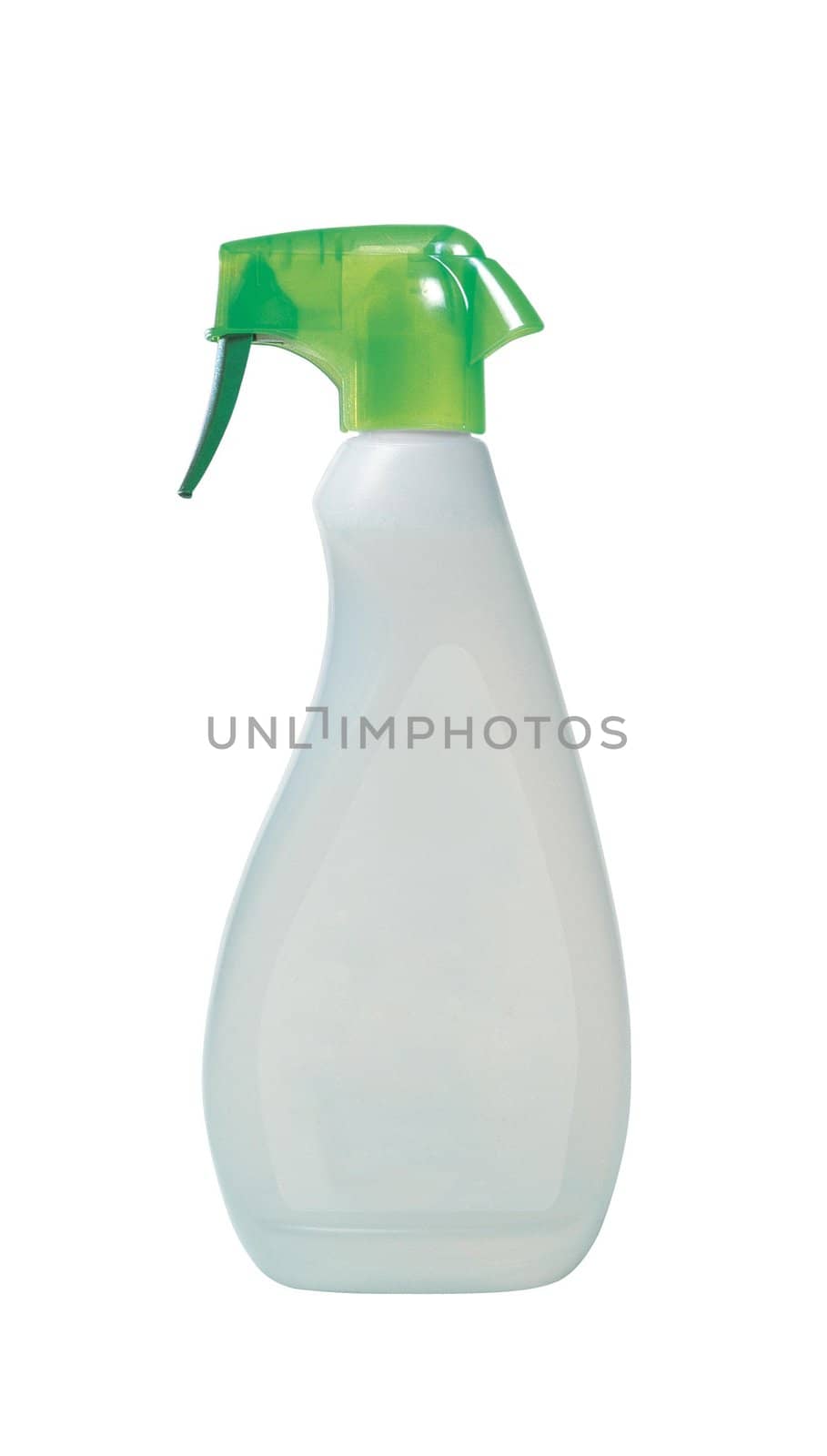 sanitary bottle on white background isolated close up