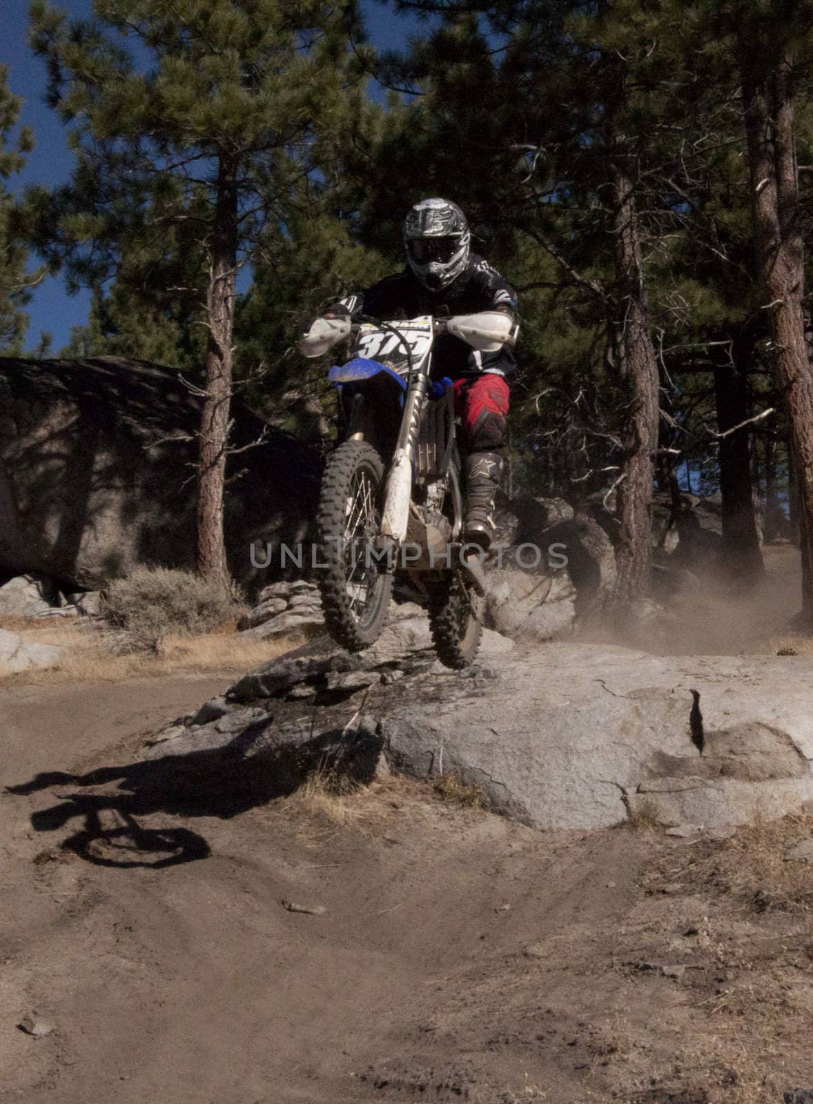 Singletrack dirt bike jumping in Verdi Nevada by jeremywhat