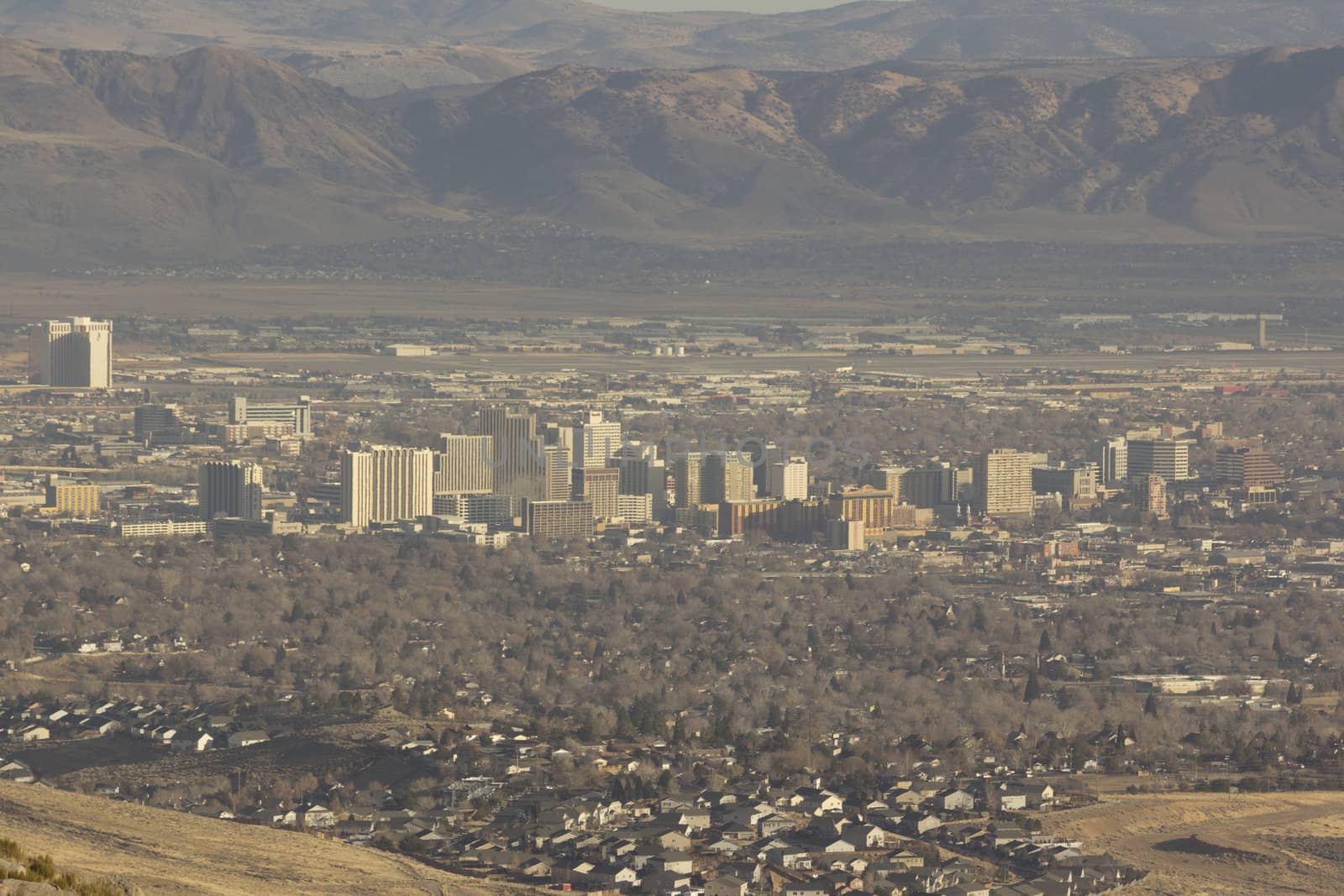 Reno Nevada arial  by jeremywhat