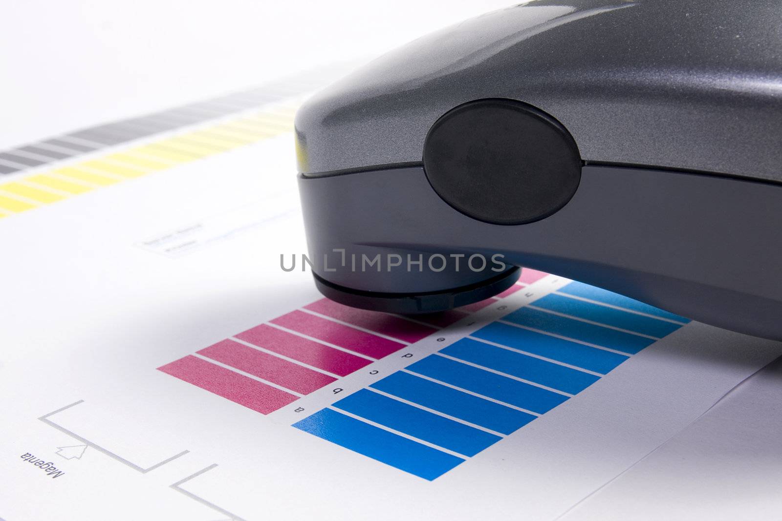 Color Management - Spectrophotometer and calibration chart