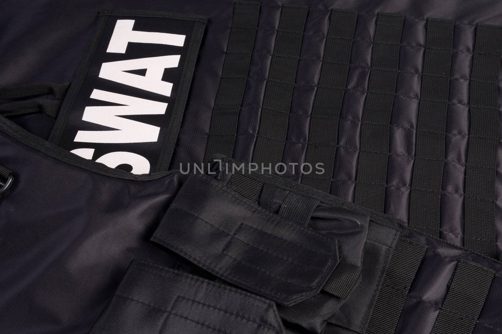 Armor suit SWAT unit back special forces police