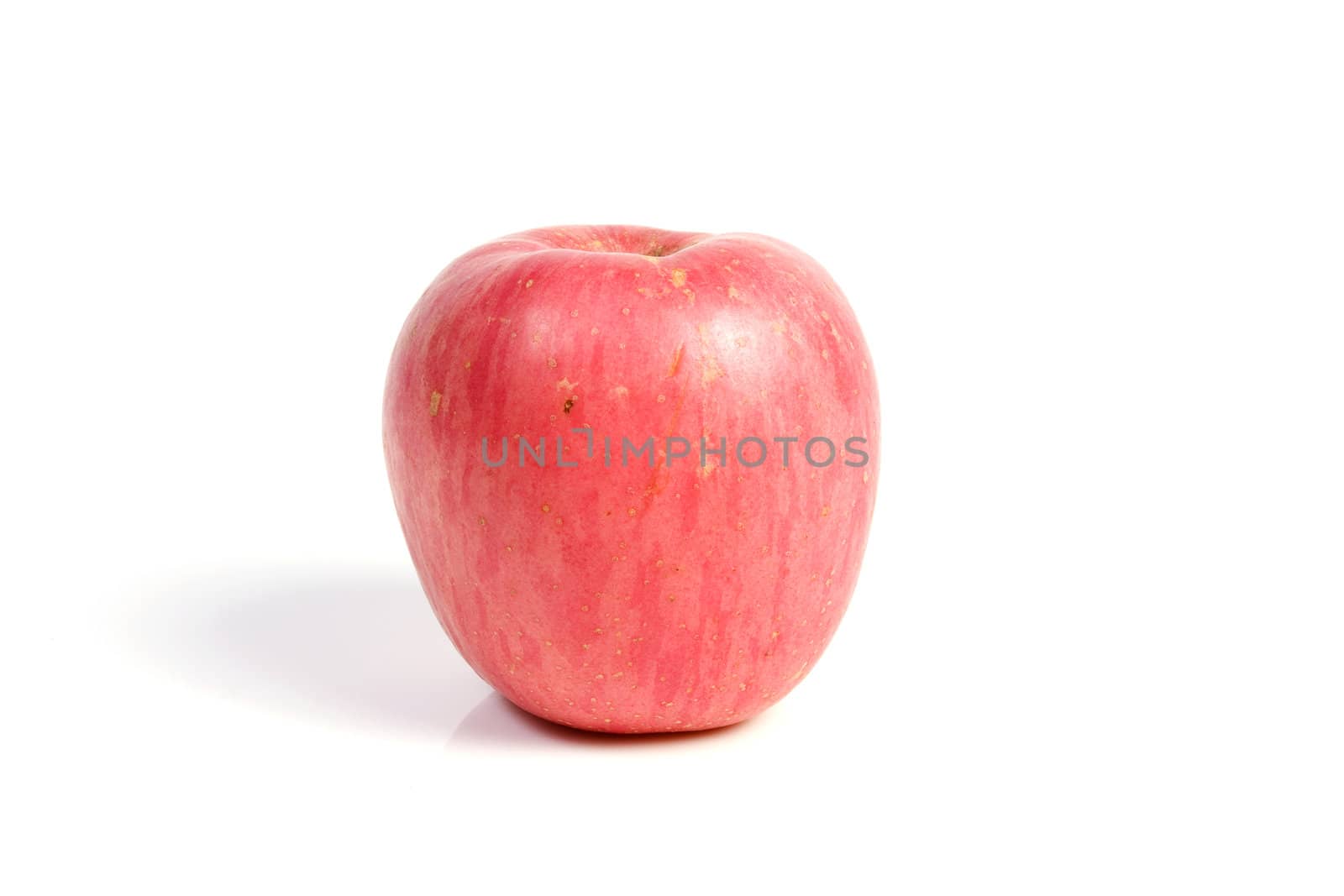 Red apple on isolated wihte
